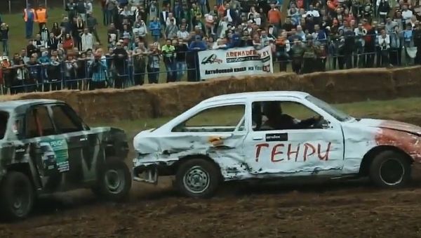 Hardcore Demolition Derby in Belarus - Sputnik International