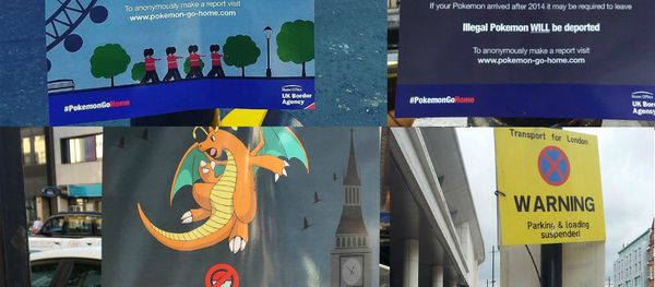 Pokemon Go Home campaign highlighting the impact of Britain's vote to leave the EU Pokemon Go Home campaign highlighting the impact of Britain's vote to leave the EU - Sputnik International