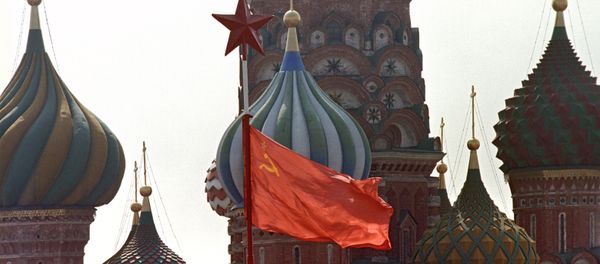 The USSR flag at the Red Square on the May Day (file) The USSR flag at the Red Square on the May Day (file) - Sputnik International