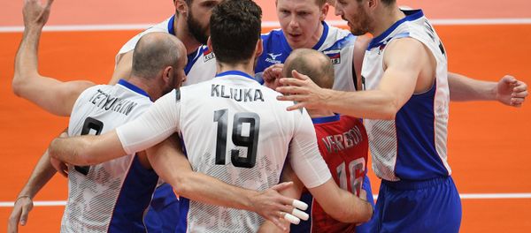 Male volleyball players of the Russian national team made their way to the semi-finals of the Olympic tournament at the 2016 Games in Rio de Janeiro Male volleyball players of the Russian national team made their way to the semi-finals of the Olympic tournament at the 2016 Games in Rio de Janeiro - Sputnik International