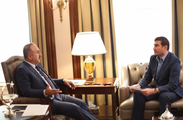 Mevlut Cavusoglu gave an exclusive interview to Sputnik  - Sputnik International
