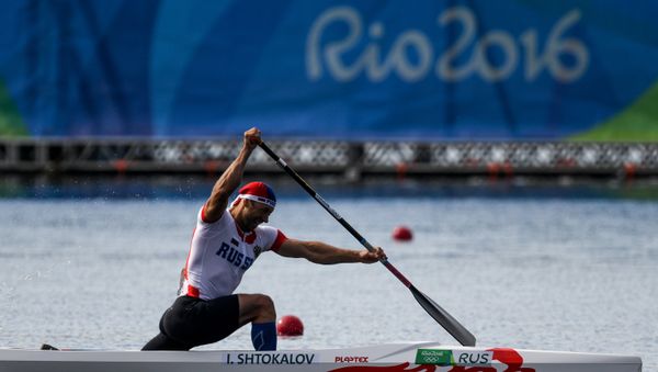 Russian canoeist Ilia Shtokalov at the Rio Olympics in men's canoe singles at 1,000 meters (3280 feet) - Sputnik International