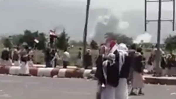 Saudi airstrikes target Houthi rally in Yemen on August 20 - Sputnik International