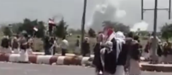 Saudi airstrikes target Houthi rally in Yemen on August 20 Saudi airstrikes target Houthi rally in Yemen on August 20 - Sputnik International
