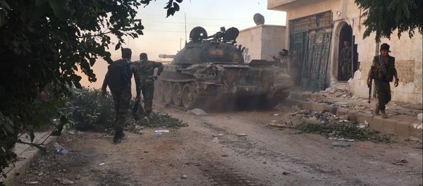 Syrian army troops. File photo Syrian army troops. File photo - Sputnik International