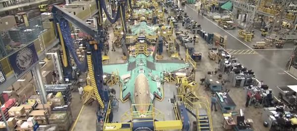 Production of the US's F-35, which analysts have criticized for being behind schedule and overpriced. Production of the US's F-35, which analysts have criticized for being behind schedule and overpriced. - Sputnik International