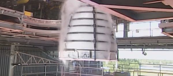 NASA RS-25 Rocket Engine Test Firing NASA RS-25 Rocket Engine Test Firing - Sputnik International