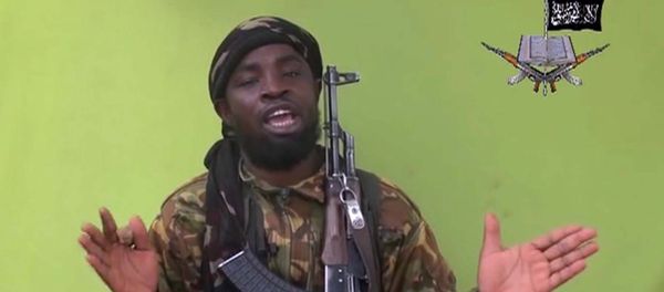 May 12, 2014 file photo taken from video by Nigeria's Boko Haram terrorist network, and shows their leader Abubakar Shekau speaking to the camera May 12, 2014 file photo taken from video by Nigeria's Boko Haram terrorist network, and shows their leader Abubakar Shekau speaking to the camera - Sputnik International