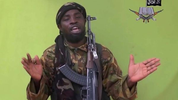 May 12, 2014 file photo taken from video by Nigeria's Boko Haram terrorist network, and shows their leader Abubakar Shekau speaking to the camera - Sputnik International