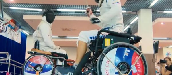Member of the Russian Paralympic team for fencing, Roman Fedyaev Member of the Russian Paralympic team for fencing, Roman Fedyaev - Sputnik International