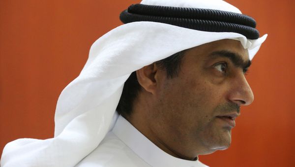 Human rights activist Ahmed Mansoor speaks to Associated Press journalists in Ajman, United Arab Emirates, on Thursday, Aug. 25, 2016. Human rights activist Ahmed Mansoor speaks to Associated Press journalists in Ajman, United Arab Emirates, on Thursday, Aug. 25, 2016. - Sputnik International