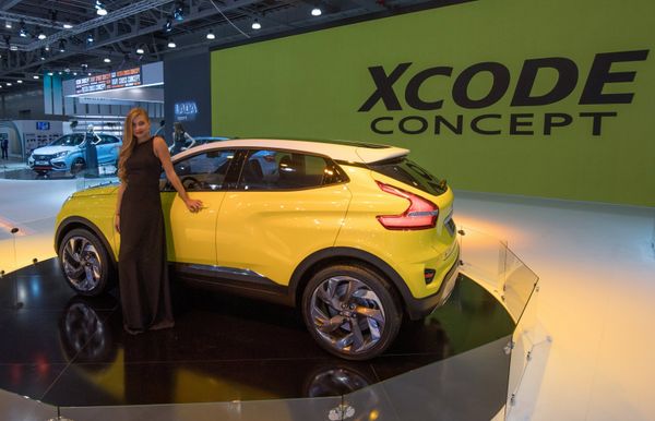 Lada Xcode car at the Moscow International Automobile Salon 2016 at Crocus Expo International Exhibition Center - Sputnik International