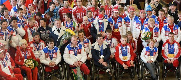 Meeting Paralympics medalists in Moscow Meeting Paralympics medalists in Moscow - Sputnik International