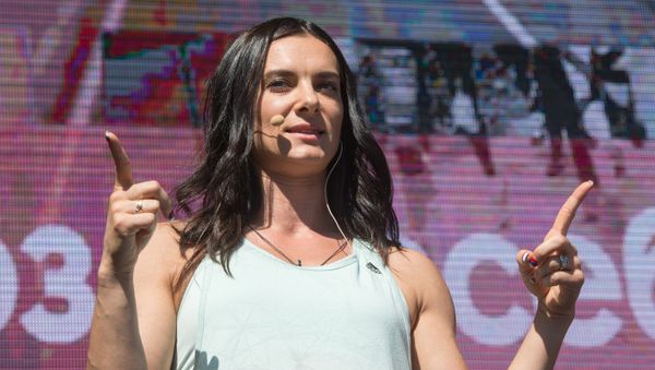 Yelena Isinbaeva holds open training - Sputnik International