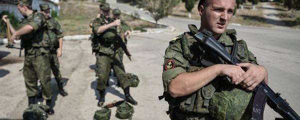 Soldiers at the Russian Black Sea Fleet base in Sevastopol Soldiers at the Russian Black Sea Fleet base in Sevastopol - Sputnik International