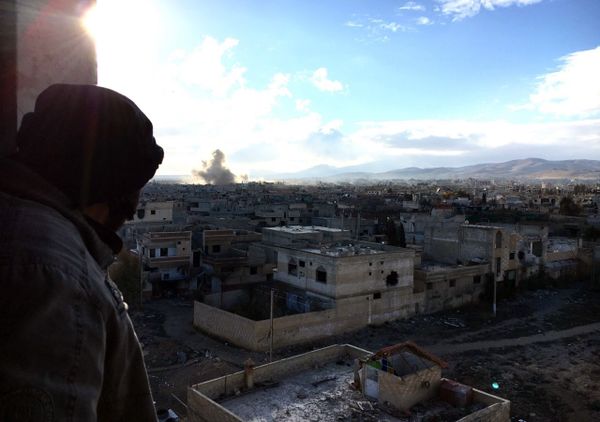 Syrian army fights in Syria's Daraya - Sputnik International