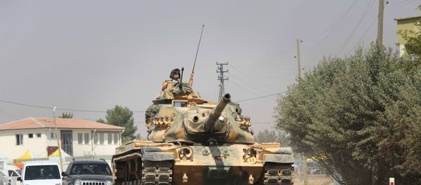 Turkish tanks and armored vehicles in Jarabulus Turkish tanks and armored vehicles in Jarabulus - Sputnik International