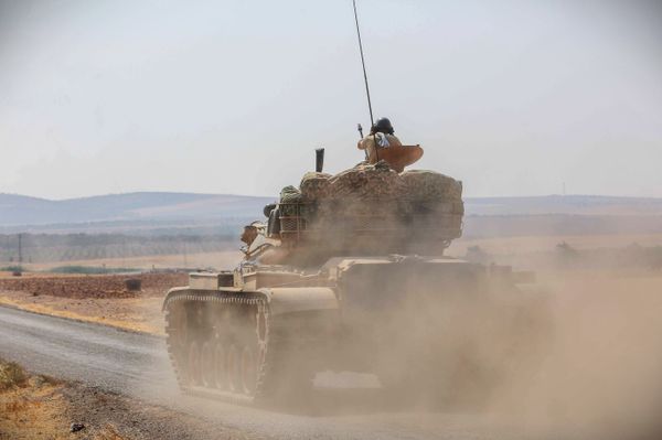 Turkish tanks and armored vehicles in Jarabulus - Sputnik International