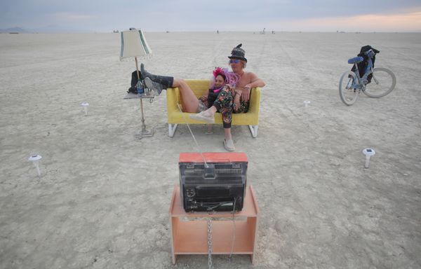 Dusty Nevada Desert Arouses Parallel Universe at Burning Man Festival - Sputnik International
