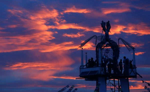 Dusty Nevada Desert Arouses Parallel Universe at Burning Man Festival - Sputnik International