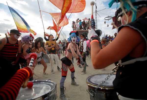 Dusty Nevada Desert Arouses Parallel Universe at Burning Man Festival - Sputnik International