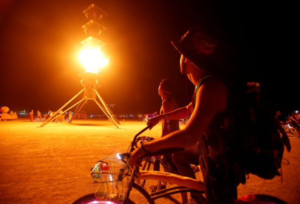 Dusty Nevada Desert Arouses Parallel Universe at Burning Man Festival - Sputnik International