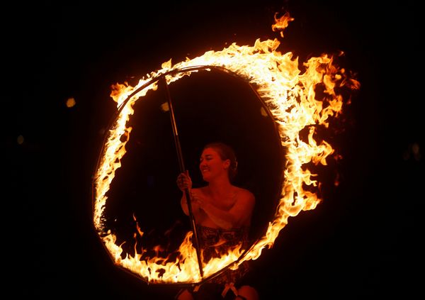 Dusty Nevada Desert Arouses Parallel Universe at Burning Man Festival - Sputnik International