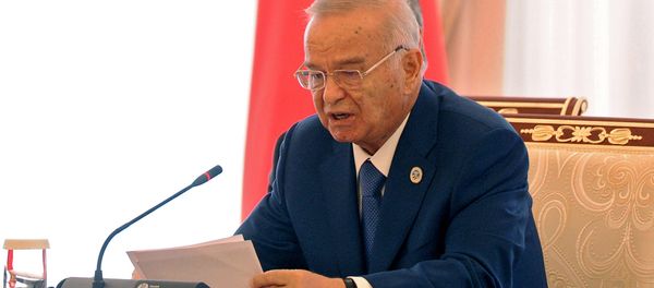 President of Uzbekistan Islam Karimov during a meeting of the SCO Heads of State Council, dedicated to the 15th anniversary of the Shanghai Cooperation Organization, in Tashkent. (File) - Sputnik International