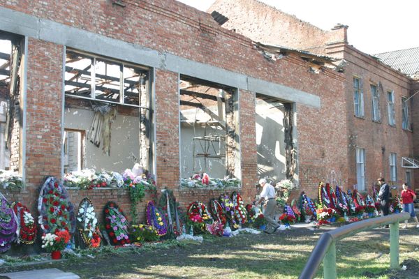 School No.1 in Beslan that was seized by terrorists. (File) - Sputnik International