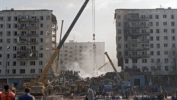 Debris removed on the site of the terrorist act in Guryanov Street, Moscow, that killed 100 people and injured 690. (File) Debris removed on the site of the terrorist act in Guryanov Street, Moscow, that killed 100 people and injured 690. (File) - Sputnik International