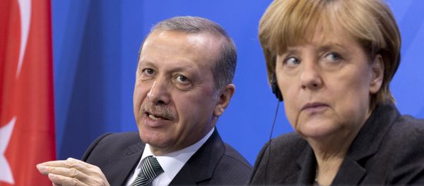 Recep Tayyip Erdogan and Angela Merkel Recep Tayyip Erdogan and Angela Merkel - Sputnik International