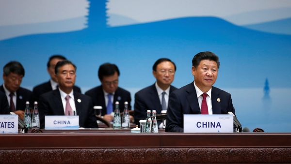 Chinese President Xi Jinping (R) attends the opening of the G20 Summit in Hangzhou, Zhejiang province, China, September 4, 2016.  - Sputnik International