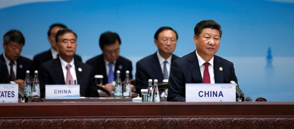 Chinese President Xi Jinping (R) attends the opening of the G20 Summit in Hangzhou, Zhejiang province, China, September 4, 2016. - Sputnik International