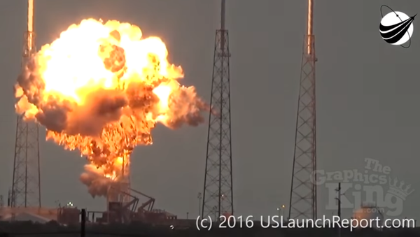 Space X explosion - Sputnik International
