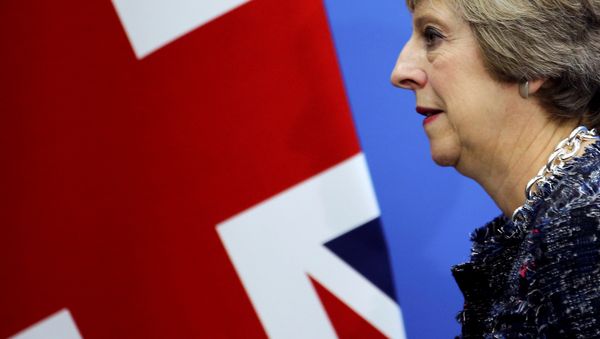British Prime Minister Theresa May leaves following a news conference after the closing of G20 Summit in Hangzhou, Zhejiang Province, China, September 5, 2016. - Sputnik International