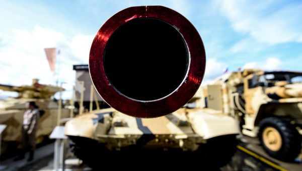 Tank T-90MS at the Army 2016 Military Expo - Sputnik International