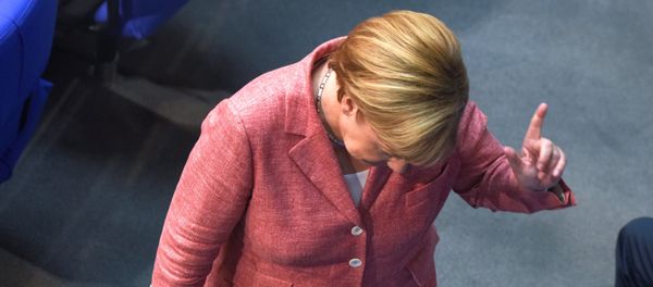 German Chancellor Angela Merkel gestures during a meeting of the lower house of parliament Bundestag on 2017 budget in Berlin, Germany, September 6, 2016. German Chancellor Angela Merkel gestures during a meeting of the lower house of parliament Bundestag on 2017 budget in Berlin, Germany, September 6, 2016. - Sputnik International