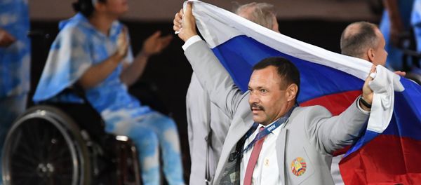 A Russian flag seen at the opening ceremony of the 2016 Summer Paralympics A Russian flag seen at the opening ceremony of the 2016 Summer Paralympics - Sputnik International