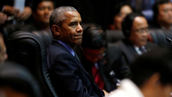 US President Barack Obama attends the East Asia Summit in Vientiane, Laos September 8, 2016 US President Barack Obama attends the East Asia Summit in Vientiane, Laos September 8, 2016 - Sputnik International