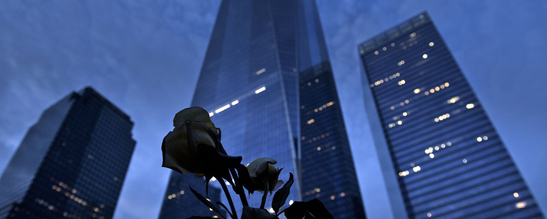 A view of One World Trade Center from the North Pool, which marks the former site of the North Tower of the World Trade Center, at Ground Zero the night before the 15th anniversary of the September 11, 2001 terrorist attacks in the United States in New York A view of One World Trade Center from the North Pool, which marks the former site of the North Tower of the World Trade Center, at Ground Zero the night before the 15th anniversary of the September 11, 2001 terrorist attacks in the United States in New York - Sputnik International, 1920, 07.09.2021