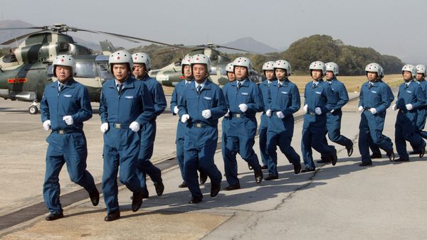 Chinese People's Liberation Army (PLA) air force troops. Chinese People's Liberation Army (PLA) air force troops. - Sputnik International