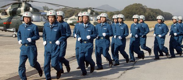 Chinese People's Liberation Army (PLA) air force troops. - Sputnik International