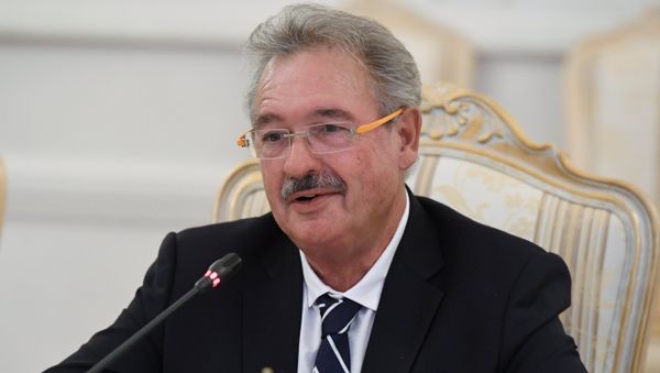 Luxembourgish Foreign Minister Jean Asselborn during a meeting with Russian Foreign Minister Sergey Lavrov in Moscow - Sputnik International