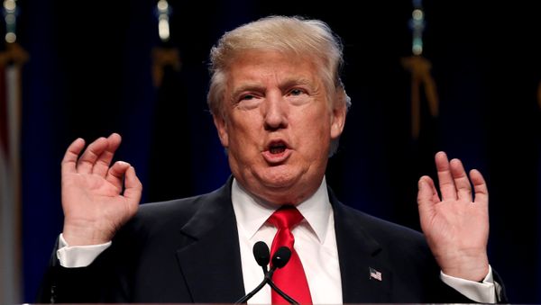 Republican presidential nominee Donald Trump speaks at the National Guard Association of the United States 138th General Conference and Exhibition in Baltimore, Maryland, U.S., September 12, 2016. - Sputnik International