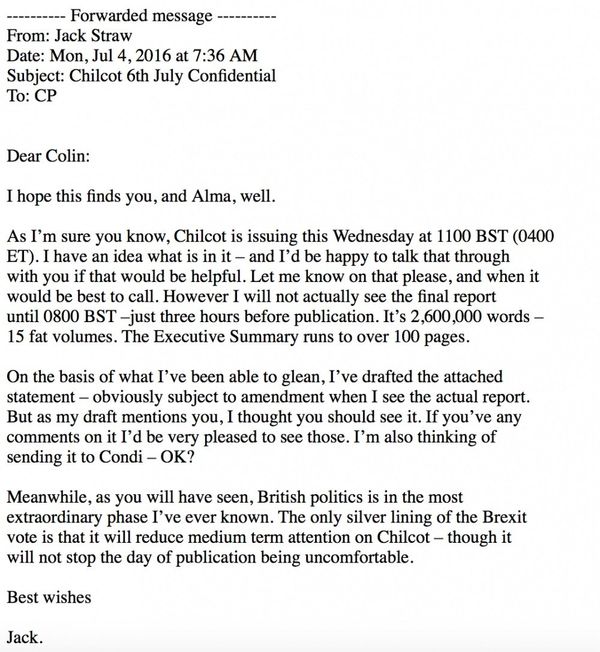 Email exchange between Colin Powell and Jack Straw Email exchange between Colin Powell and Jack Straw - Sputnik International