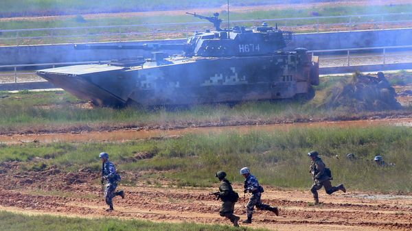 Российско-китайские военные учения Морское взаимодействие-2016 в китайской провинции Гуандун  - Sputnik International