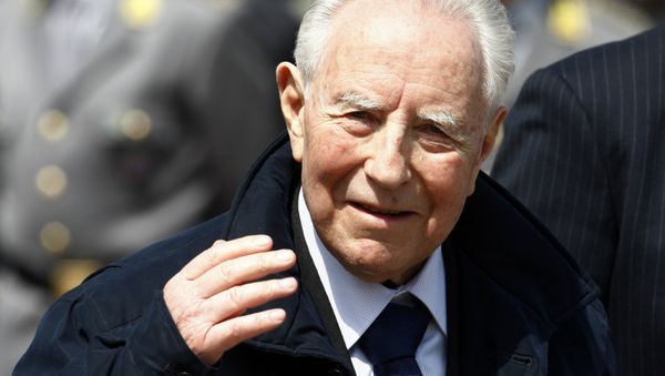 This April 10, 2009 file photo shows then Italian President Carlo Azeglio Ciampi attending the funeral service for quake victims in L'Aquila, central Italy This April 10, 2009 file photo shows then Italian President Carlo Azeglio Ciampi attending the funeral service for quake victims in L'Aquila, central Italy - Sputnik International
