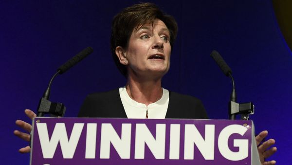 Diane James, the new leader of the United Kingdom Independence Party (UKIP), speaks at the party's annual conference in Bournemouth, Britain, September 16, 2016 - Sputnik International