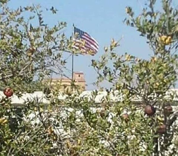 US flag in Tel Abyad - Sputnik International