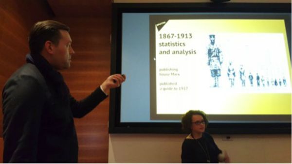 Stepanov’s presentation took the audience back to the days of Imperial Russia to reveal that what was considered to be a backward country pioneered infographics as a means of communicating with the public. Stepanov’s presentation took the audience back to the days of Imperial Russia to reveal that what was considered to be a backward country pioneered infographics as a means of communicating with the public. - Sputnik International